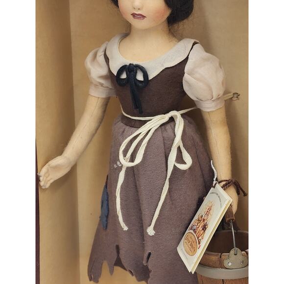 R John Wright Disney Snow White In Rags Princess 0296/1000 Felt Doll Vintage Box - Picture 11 of 16